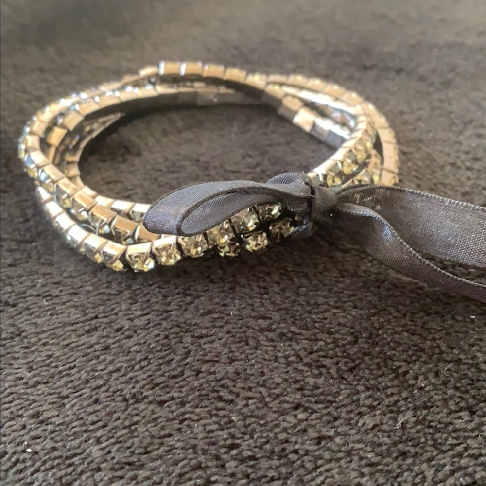 Beautiful ivory grey studded bracelet